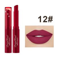 ราคา ปากกาลิปสติกดินสอเขียนขอบปากแต่งหน้าหญิง12สีปากแดงสี 1 ปากกาโบว์ลิปสติก (20522353496)