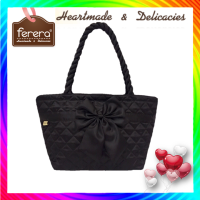ราคา FERERA เฟอเรร่า กระเป๋าผ้าสะพายไหล่สายเกลียวกระเป๋าผ้าคอตตอน100 กระเป๋าผ้าซาติน100 (16443823977)