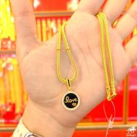 ราคา สร้อยคอทองคำแท้ น้ำหนัก 1 บาท งานลงยาพลอย 15 16 กรัม ทองคำแท้ 96 5 ลายสวยที่สุด (16377638327)