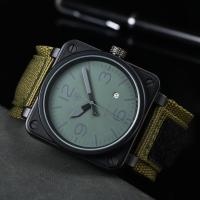 ราคา นาฬิกานาฬิกาบุรุษระฆังยางสีดำแบบดั้งเดิมนาฬิกาข้อมือบุรุษรุ่นที่จำกัดพลังงานสำรอง Ross AAA (19998010513)