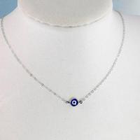 ราคา 2022 Turkey Evil Eye Necklace For Women Blue Eye Hand Stainless Steel Chain Choker Clavicle Chain Ethnic Lucky Ear Jewelry Gifts (20505823578)