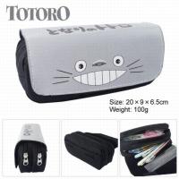 ราคา อะนิเมะ Totoro กล่องดินสอผ้าแคนวาส2ชั้นซิปกระเป๋าใส่ปากกาจุอุปกรณ์เครื่องเขียนกล่องดินสอ (14289835301)