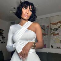 ราคา เสื้อครอปสำหรับผู้หญิงเสื้อครอปเอวลอย2023เสื้อทรงไม่สมมาตรคอวีเปิดไหล่ข้างเดียวเสื้อครอปผู้หญิงเข้ารูปเสื้อผ้าแนวสตรีทเสื้อกั๊กฤดูร้อนเสื้อยืดเข้ากับทุกชุด (19616205555)