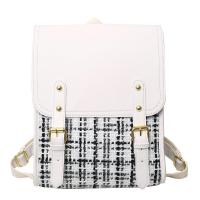 ราคา กระเป๋าเป้นักเรียนความจุขนาดใหญ่สไตล์ใหม่กระเป๋านักเรียนกันน้ำเกาหลีแฟชั่นสไตล์ตัดกันกระเป๋ามีสีสาวไปโรงเรียน (18345087836)