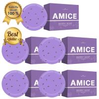 ราคา สบู่เอมิส สบู่ผิวเผือก Amice Gluta Berry Soap by collarich ขนาด 70 กรัม 5 ก้อน (12628359907)