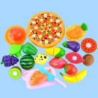 ราคา เครื่องครัวพลาสติก24ชิ้น เซ็ตสำหรับเด็กของเล่นจำลองพิซซ่า6ชิ้นมีดหั่นผักผลไม้15ชิ้นบอร์ดตัด1ชิ้นตะกร้า1ชิ้นจำลองสีสุ่มของเล่นแกล้งเกมเด็กตลกของขวัญ (21068546143)