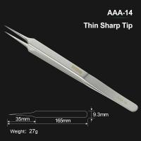 ราคา แหนบปลายแหลมแบบอุตสาหกรรม AAA ยาวสแตนเลสแหนบทางการแพทย์สำหรับเครื่องมือซ่อมไฟฟ้า (18993273379)