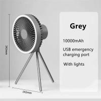 ราคา พัดลมแคมป์ปิ้ง 10000Mah พัดลมพกพา USB Camping Fan LED ไฟแคมป์ปิ้ง พัดลมตั้งโต๊ะ 3 in 1พัดลมพกพา พัดลม ปรับ (21281263393)
