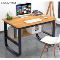 ราคา SALE โต๊ะทำงาน โต๊ะสำนักงาน โครงเหล็ก ขนาด 80 ซม รุ่น A88 ไม่รวมเก้าอี้ (403662546)