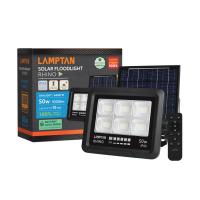 ราคา BigHot LAMPTAN โคมไฟฟลัดไลท์โซลาร์เซลล์ LED 50W รุ่นไรโน รีโมท IP65 แสงเดย์ไลท์ ยอดขายอันดับ 1 (20641578660)