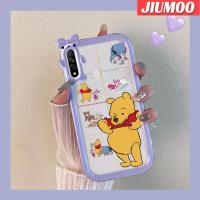 ราคา เคส JIUMOO สำหรับ OPPO A31 2020เคส A8ลายการ์ตูนวินนี่ช้อนส้อมมีดหมีพูห์สีสันสดใสเคสเลนส์กล้องถ่ายรูปแบบนิ่มสัตว์ประหลาดน้อยน่ารักเคสป้องกันกันกระแทกแบบใสง่าย (20954119981)