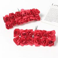 ราคา 12ชิ้น พวงกระดาษช่อเล็ก1 5ซม กุหลาบดอกไม้ประดิษฐ์มือสำหรับสมุดภาพของตกแต่งงานแต่งงานช่อดอกไม้ปลอมขนาดเล็ก (20147320922)