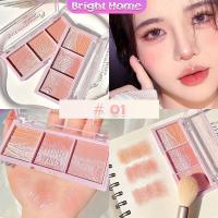 ราคา บลัชออน อายแชโดว์ ไฮไลท์ เนื้อมุกธรรมชาติ 3 สี 3 ช่อง เนื้อฝุ่น ประกายชิมเมอร์ Blush Eyeshadow (19683241564)