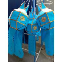 ราคา โคมล้านนา โคมไฟแขวน ขนาด 6 นิ้ว ทำจากผ้า อุปกรณ์ตกแต่ง สำหรับตกแต่งตามเทศกาล (15163341034)