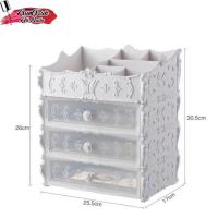 ราคา ชั้นวางเครื่องสำอางค์ ที่ใส่เครื่องสำอางค์ กล่องเก็บเครื่องสำอางค์ สวย หรูหรา แข็งแรง (12806924528)