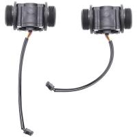 ราคา 2PCS Water Flow Sensor Fuel Flow Meter Water Meter Sensor Flowmeter Water Sensor Counter Indicator FS400A G1 DN25 1 60L Min (14576929717)