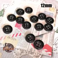 ราคา 12 มิล กระดุม กลมแบน สีขาว สีดำ ขนาด 12 มิล ใช้สำหรับงาน ตัดเย็บ ตกแต่ง button for SEW (13536432195)