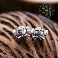 ราคา SUVANI เงินแท้ 92 5 ต่างหูนกฮูก สุดน่ารัก ต่างหูปักก้าน เครื่องประดับเงินแท้ (12776976740)
