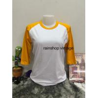 ราคา ทู้โทนเสื้อสีพื้นทูโทนแขนยาว เสื้อสีพื้นทูโทนแขนยาวสไตล์วินเทจ (12642680128)