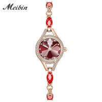 ราคา Meibin นาฬิกาควอตซ์สำหรับผู้หญิงนาฬิกาผู้หญิงใหม่1715ไฟหรูหราเทรนด์เครื่องประดับสร้อยข้อมือนาฬิกา (19535568443)