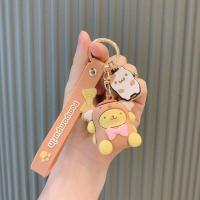 ราคา Kawaii Kuromi Melody Cinnamoroll Hello Kitty Pompompurin พวงกุญแจ Sanrio Animal Series กระเป๋านักเรียน Charm การ์ตูนพวงกุญแจจี้ (18341906667)