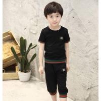 ราคา Childrens Sets 2PC Clothing Boy Summer Fashion Sets Kids Baby Summer Casual Clothes Suit 3 8Y (16486975547)