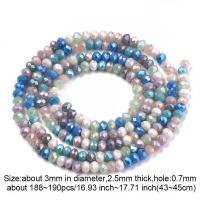 ราคา Beebeecraft 1 Strands Faceted Electroplate Glass Rondelle Beads Pearl Luster Plated Tiny Loose Spacer Beads for Craft Jewelry Necklace Bracelet Making (12914699472)