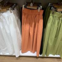 ราคา UNIQLO กระโปรงพลีทกระโปรงแสงกระโปรงทรงเอยาว2023สไตล์ฤดูร้อนผลิตในห้องลองเสื้อกระโปรงเอวยางยืดทรงหลวม (20501466183)