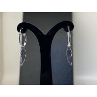 ราคา ต่างหูห่วง ต่างหูห่วงมีห้อยน่ารัก ต่างหูเงินแท้92 5 ห่วงหัวใจ ปีกนก สายฟ้า ไม้กางเขน H011120 (7902467418)