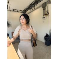 ราคา Canwear Studio ll เฉพาะเสื้อ Dolly Top เสื้อครอปเปิดไหล่แขนตุ๊กตา เสื้อเปิดไหล่ เสื้อครอป เสื้อแขนตุ๊กตา เสื้อครอปแขนพอง เสื้อครอปสั้น เสื้อครอปเอวลอย ชุดไปคาเฟ่ เสื้อครอปชุดไปเที่ยว (11853812575)