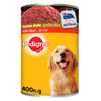 ราคา Mars Pedigree Home style Wet Food for Adult and Puppy Can เพดดิกรี สูตรโฮมสไตล์ อาหารเปียกสำหรับสุนัข แบบกระป๋อง 400 700g (16714380030)