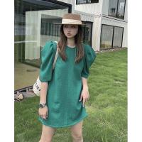 ราคา OPEN DOLLY MINIDRESS 490 ฟรีส่ง มินิเดรส แขงพอง งานป้ายOPEN KOREA แขนตุ๊กตาจีบตั้ง น่ารักเกาหลีมาก ผ้ามีtexture (17647830555)