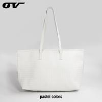 ราคา 1แถม1 กระเป๋าสะพายไหล่ แฟชั่น tote bag ดำ หนังสาน100 ซื้อใบใหญ่แถมใบเล็ก 5 สีพาสเทล สวยคุ้ม (8223203581)