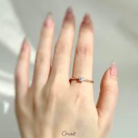 ราคา Charlotte 100 H A ring แหวนหัวเพชรชู ขนาด 25 ตัง (20956829726)