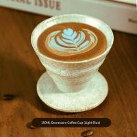 ราคา Bincoo ถ้วยน้ำหินโบราณทำด้วยมือทำจากหินโบราณทำจากเซรามิกแนวย้อนยุคแก้วกาแฟขนาด150มล (20454523222)