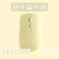 ราคา เมาส์ไร้สาย เมาส์ Wireless Blutooth Mouse 2 4GHz ชาร์จเงียบ พกพาสะดวก เมาส์บลูทูธไร้สาย ใช้กับมือถือ iPad ได้ Macaronสีสวย เม้าส์บลูทูธ เม้าไร้สาย (19603615413)