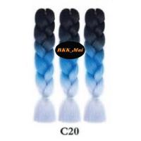 ราคา ไหมถักผมเปีย ไหมไฟเบอร์ 3สี ราคาต่อ1มัด C1 ถึง C20 เก็บเงินปลายทาง COD (1810764437)