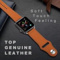 ราคา สายหนัง smart watch Band 42 มม สายหนังแท้พรีเมี่ยม Watch Series T500 T5S W55 W55s Q99 H55 P90 F10 band (13903975689)