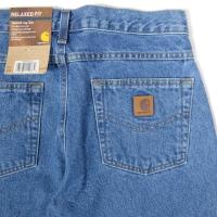 ราคา Carhartt Spot Genuine Carhartt B17 Carhartt Denim Loose Heavyweight Washed Micro Taper Work Jeans (20690533508)