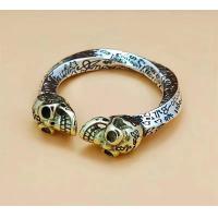 ราคา 925เงินสเตอร์ลิงแหวนใส่นิ้วทรงหัวกะโหลกผ้าโพกศรีษะกราฟฟิตีตัวอักษรสองแหวนหัวกะโหลกตัวอักษรทรงพั๊งค์มีเอกลักษณ์เฉพาะตัว (20420769481)