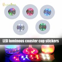 ราคา ที่รองแก้วของตกแต่งบาร์ปาร์ตี้คลับ KJDF ไฟ LED กระพริบหลอดไฟใต้ขวดแผ่นรองแก้วไฟขึ้น1ชิ้นใหม่ (20275774371)