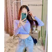 ราคา COD เสื้อผูกหลัง แขนยาวคอปก เว้าหลัง สาวอวบใส่ได้คะ เสื้อคอโปโล B503A SpinnyHouse ข้าวปุ้นผูกหลัง ข้าวปุ้น (20762413955)