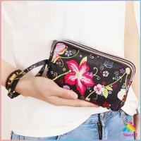 ราคา Sweet กระเป๋าสตางค์ 3 ช่อง กระเป๋าใส่มือถือ กระเป๋าผ้า คล้องมือ ladies bag (18614556540)