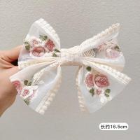 ราคา กิ๊บติดผมใหม่กิ๊บติดผมรูปโบว์ใหญ่สีชมพูกิ๊บเกาหลีกิ๊บริบบิ้นไข่มุก (17713801756)