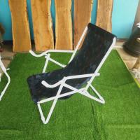 ราคา เก้าอี้ชายหาด รับน้ำหนักได้ 90 Kg สีขาว เตียงชายหาด ลายทหาร ผ้าใบอย่างหนา ขาเหล็ก แข็งแรง รุ่นเหล็กหนา พับเก็บง่าย (20512893719)