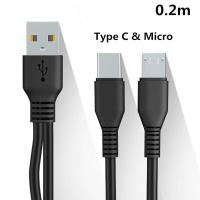 ราคา wucuuk 2 in 1 Type C Micro USB Cable โทรศัพท์มือถือ Fast Charger CABLE Micro USB C (19843329387)