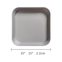 ราคา เมลามีนกระดูกน้ำลายจานเชิงพาณิชย์โต๊ะอาหารขยะจาน6นิ้วขนาดเล็กจานสี่เหลี่ยมผลไม้ขนมจานขนมผลไม้แห้งplate A01585 (10479865325)