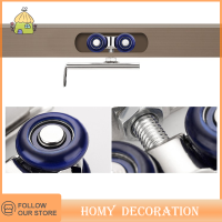 ราคา Shao รางเลื่อนประตูบานเลื่อนฮาร์ดแวร์2ชิ้น เซ็ตล้อเลื่อนราง4 8ล้อ (20309813077)