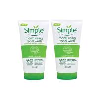 ราคา Simple Moisturizing Facial Wash ซิมเพิล คายด์ สู่ สกิน มอยส์เจอร์ไรซิ่ง เฟเชี่ยล วอช 150ml แพคคู่ (12800350404)