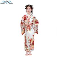 ราคา ชุดชุดกิโมโนเด็กชุดโบราณญี่ปุ่นสำหรับเด็กผู้หญิงเสื้อคลุมสีสันสดใสลายน่ารัก (20922025265)